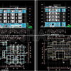 25. Full Design Plans For A 5-story, 3600 Sq.m. Apartment Building