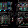 33. Cad Drawings Of A 6-storey Apartment Building Project With A Total Floor Area Of 6,000 Square Meters