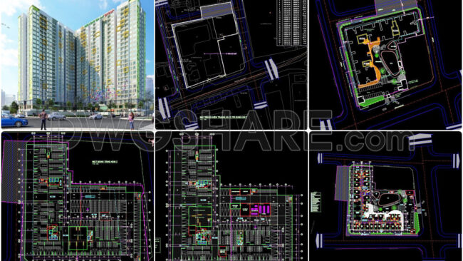 35 Download The Architectural Cad Drawing Of A 24-storey Mixed-use Commercial And Residential Building (1)