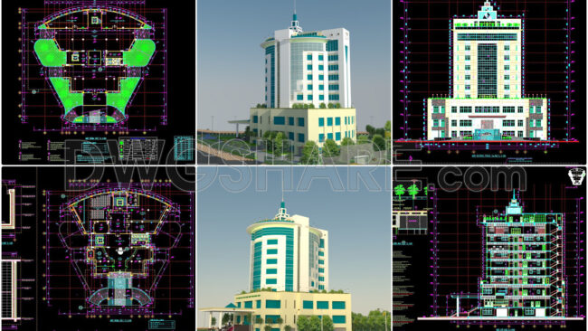 53. Download Complete Architectural Design Drawings Of A 12-storey Office Building (2)