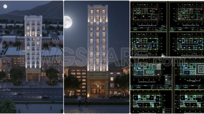 104. Download Construction Design Documentation For A 12-storey Mini Hotel With A Total Floor Area Of 2,160 M2