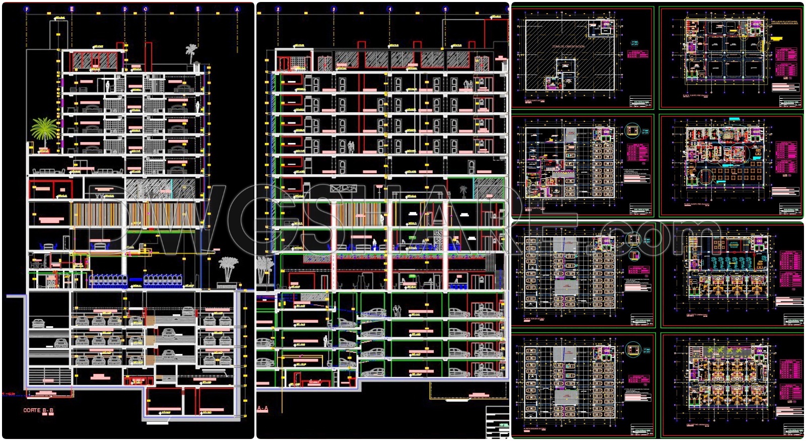 148. Download Cad Drawings Of A 5-star Hotel With A Casino