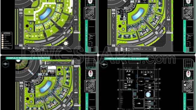 177. Download Self-sufficient Housing Complex Cad Drawings (1)