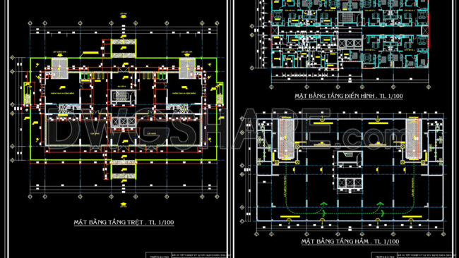 119. Download 1,400 M2 Apartment Building Cad Drawings And Floor Plans (1)