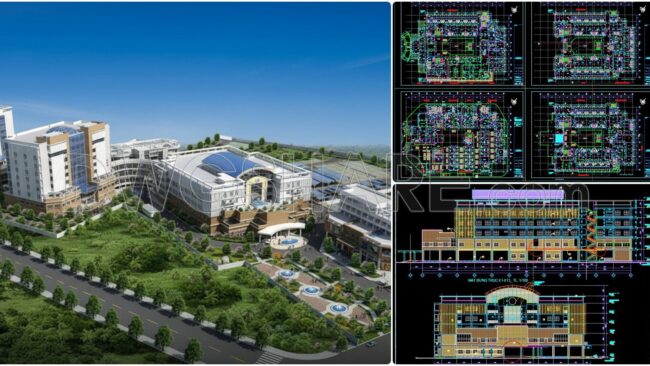 55. Download 5-storey Hospital Design Cad Drawings 65,000 M2