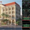 73. Download Cad Design Drawings For A 4-storey Office Building (3100m2) (1)
