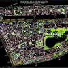 184. Download Cad Master Plan Of Urban Land Use Planning With Park And Residential Areas